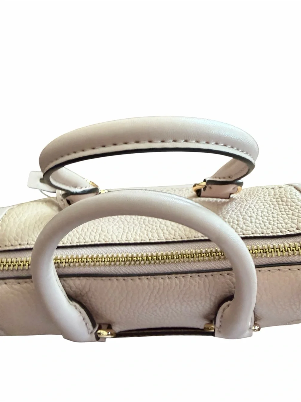 Michael Kors Carene Pink Pebbled Leather Mini Satchel NWT - Picture 6 of 10